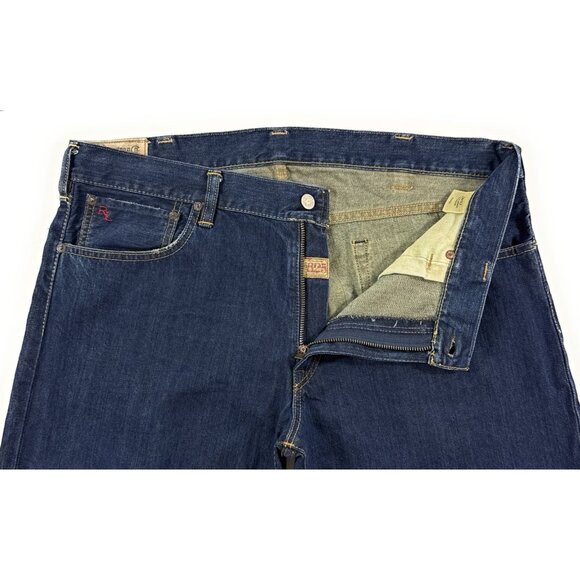 Polo Ralph Lauren Jeans 625 Varick Slim Size 38x32 Distressed Denim - Picture 2 of 10